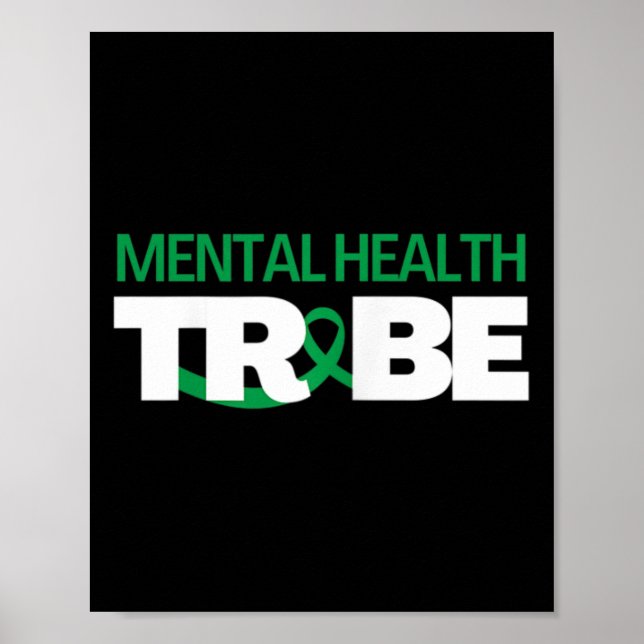 Affiche Santé Sensibilisation à la santé mentale de la tri (Devant)