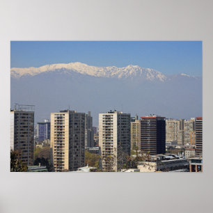 Affiche Santiago, Chili