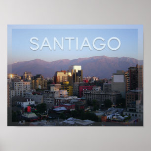 Affiche Santiago - Chili