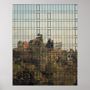 Affiche Santiago, Chili réflexion