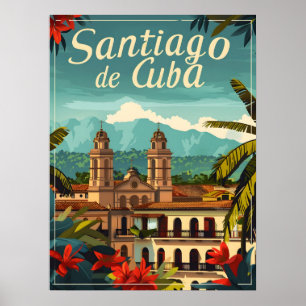 Affiche Santiago de Cuba : Soul rythmique des Caraïbes