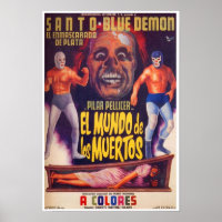 Santo Blue Demon El Mundo De Los Muertos