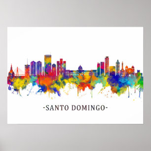 Affiche Santo Domingo Dominican