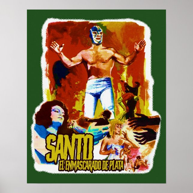 Affiche Santo El Enmascarado De Plata (Devant)