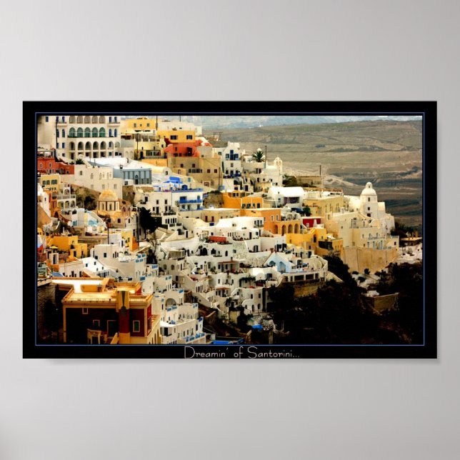 Affiche Santornini II (Devant)