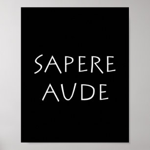 Affiche Sapere aude
