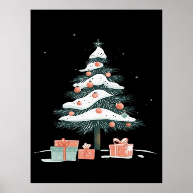 Affiche sapin de Noël  (Devant)