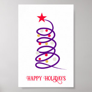 Affiche Sapin de Noël