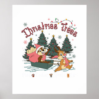 Affiche sapin de noël de tic et tac