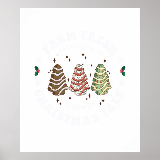 Affiche sapin de Noël fraîchement coupé (Devant)