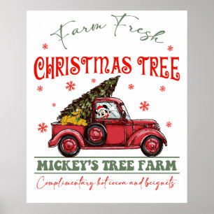 Affiche sapin de Noël fraîchement coupé2
