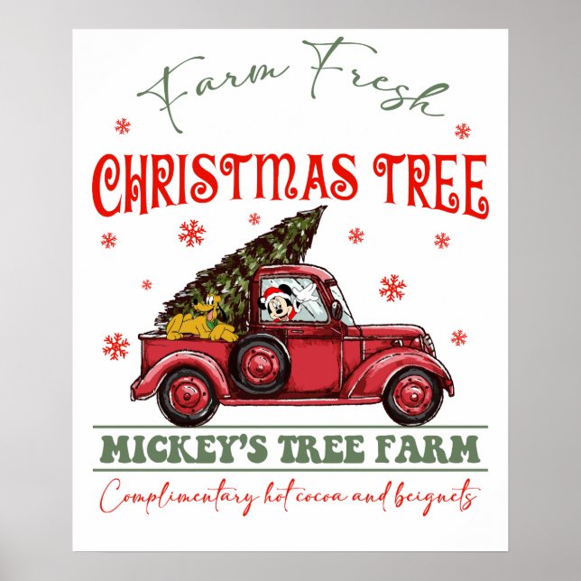 Affiche sapin de Noël fraîchement coupé2 (Devant)