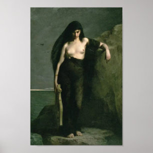 Affiche Sappho De Charles Auguste Mengin
