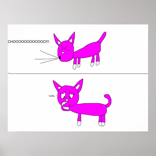 Affiche Sara éternue l'affiche (Devant)