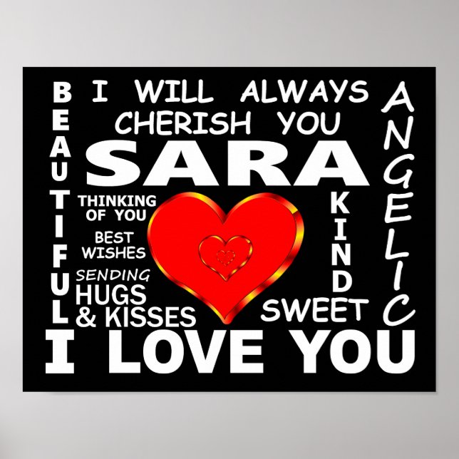 Affiche Sara I Love You (Devant)