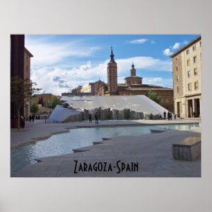 Affiche Saragosse-Espagne