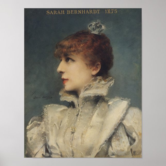 Affiche Sarah Bernhardt 1875 (Devant)
