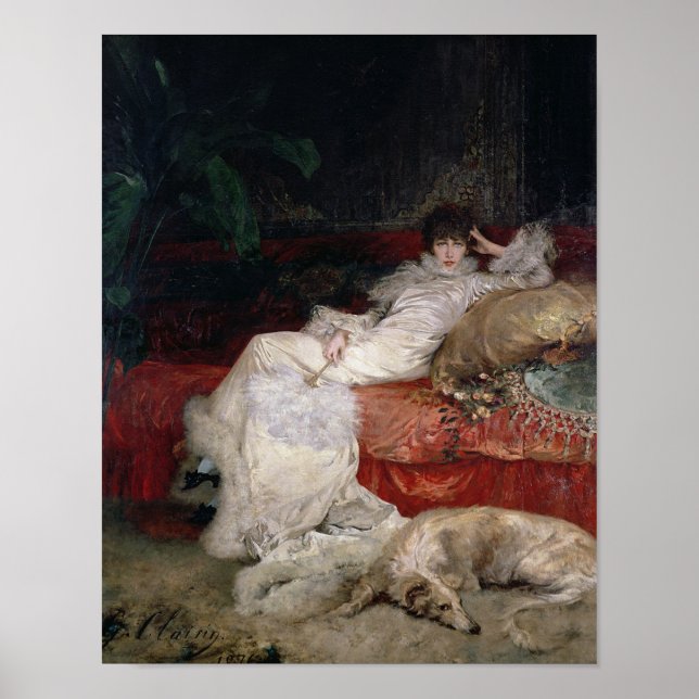 Affiche Sarah Bernhardt 1876 (Devant)