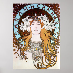 Affiche Sarah Bernhardt - Alphonse Mucha
