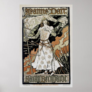 Affiche ~ Sarah Bernhardt de Jeanne D'Arc