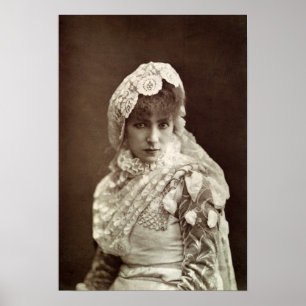 Affiche Sarah Bernhardt in the role of Marion Delorme