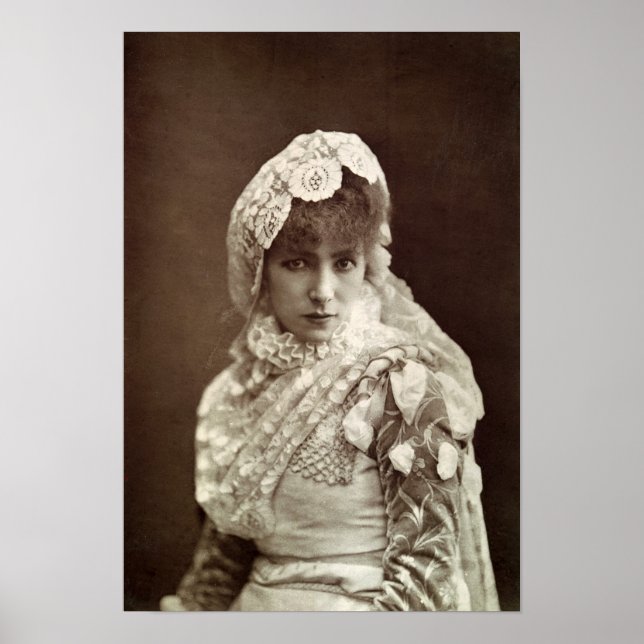 Affiche Sarah Bernhardt  in the role of Marion Delorme (Devant)