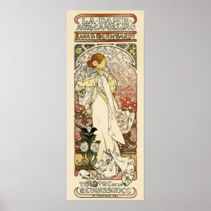 Affiche SARAH BERNHARDT Paris Theatre Mucha Art Nouveau