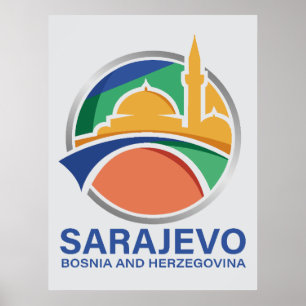Affiche Sarajevo Bosnie-Herzégovine