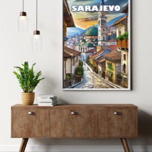 Affiche Sarajevo, ville d'espoir et de mémoire