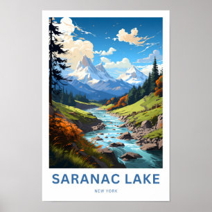 Affiche Saranac Lake New York