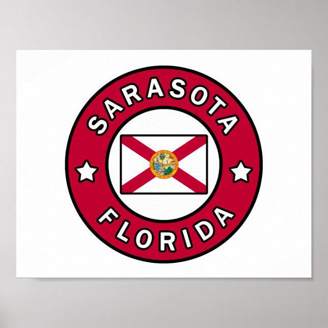 Affiche Sarasota Floride (Devant)