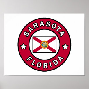 Affiche Sarasota la Floride
