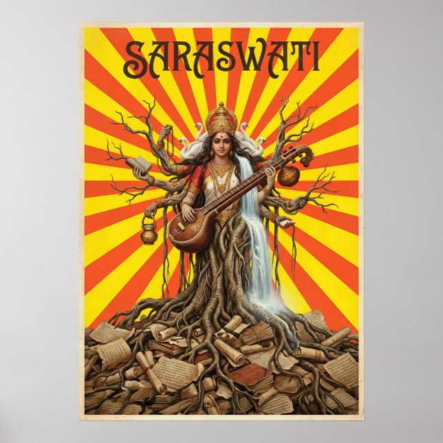 Affiche Saraswati V01 (Devant)