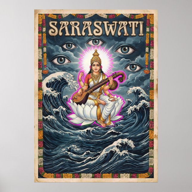 Affiche Saraswati V03 (Devant)