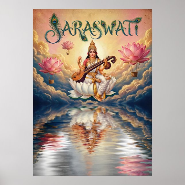 Affiche Saraswati V04 (Devant)