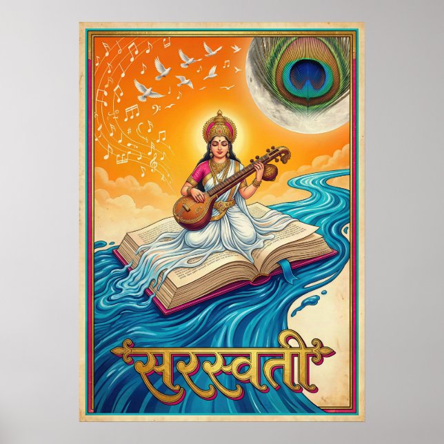 Affiche Saraswati V05 (Devant)