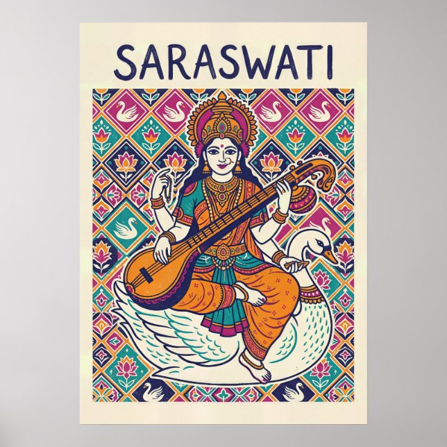 Affiche Saraswati V08 (Devant)