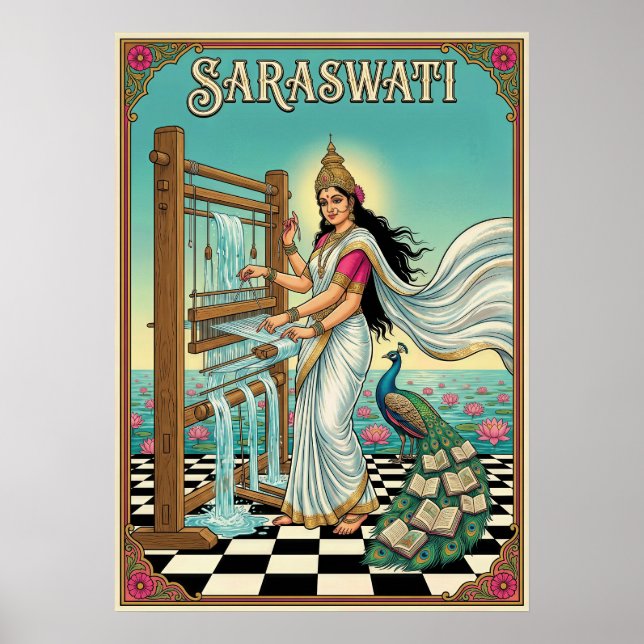 Affiche Saraswati V09 (Devant)