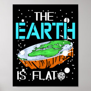 Affiche Sarcastic Globe Plaisanterie sceptique Pour Les Fa