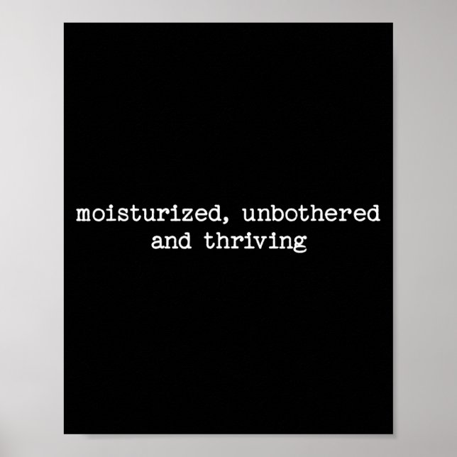 Affiche Sarcastic Quote Saying Work Gift Unbothered And Th (Devant)