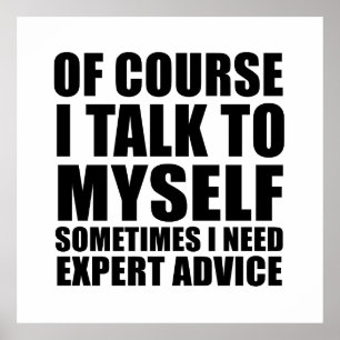 Affiche sarcastique drôle de dire humour adulte sarcasme