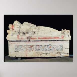 Affiche Sarcophage, Etruscan
