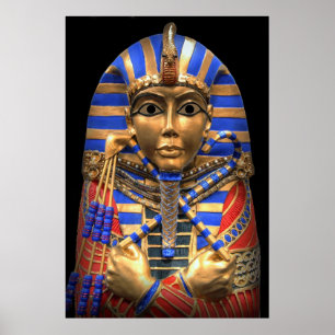 AFFICHE SARCOPHAGUS INTÉRIEUR DE PHARAOH ÉGYPTIEN