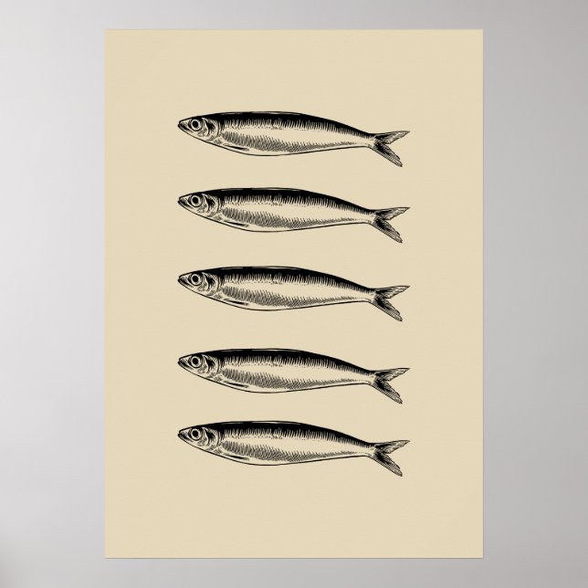 Affiche Sardines (Devant)