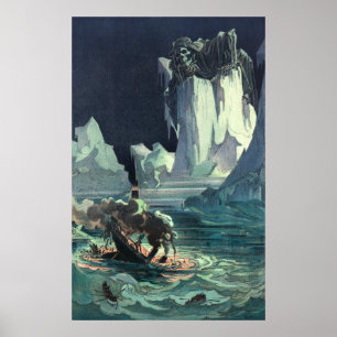 Affiche Sargasso Sea Grim Reaper & Sinking du Titanic