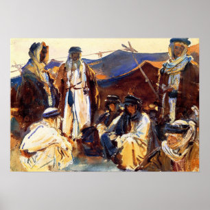 Affiche Sargent - Campement bédouin 1906