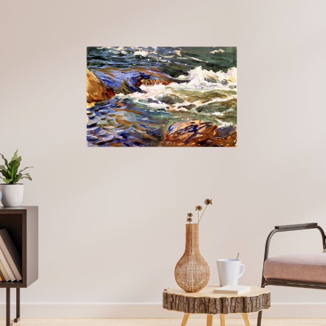 Affiche Sargent - En Norvège, peinture d'art fin (Salon 3)