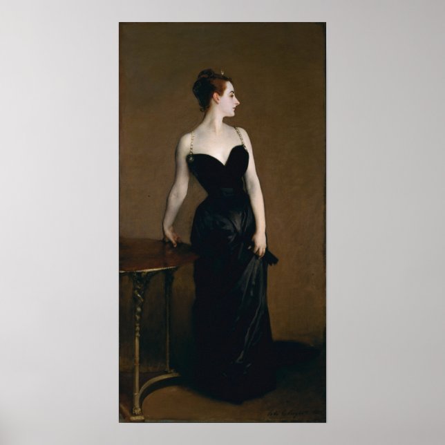 Affiche Sargent - Madame X (Madame Pierre Gautreau) 1884 (Devant)
