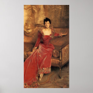 Affiche Sargent - Mme Hugh Hammersley 1893