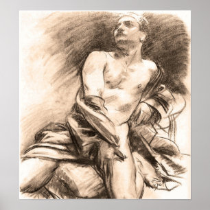 Affiche Sargent - Modèle de mise à genoux
